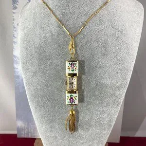 Vintage Bucherer Swiss Made Peek a Boo or Slide Watch with 30 inc  Necklace Bucherer | Accessories | Vintage Bucherer Swiss Made Peek A  main image 4